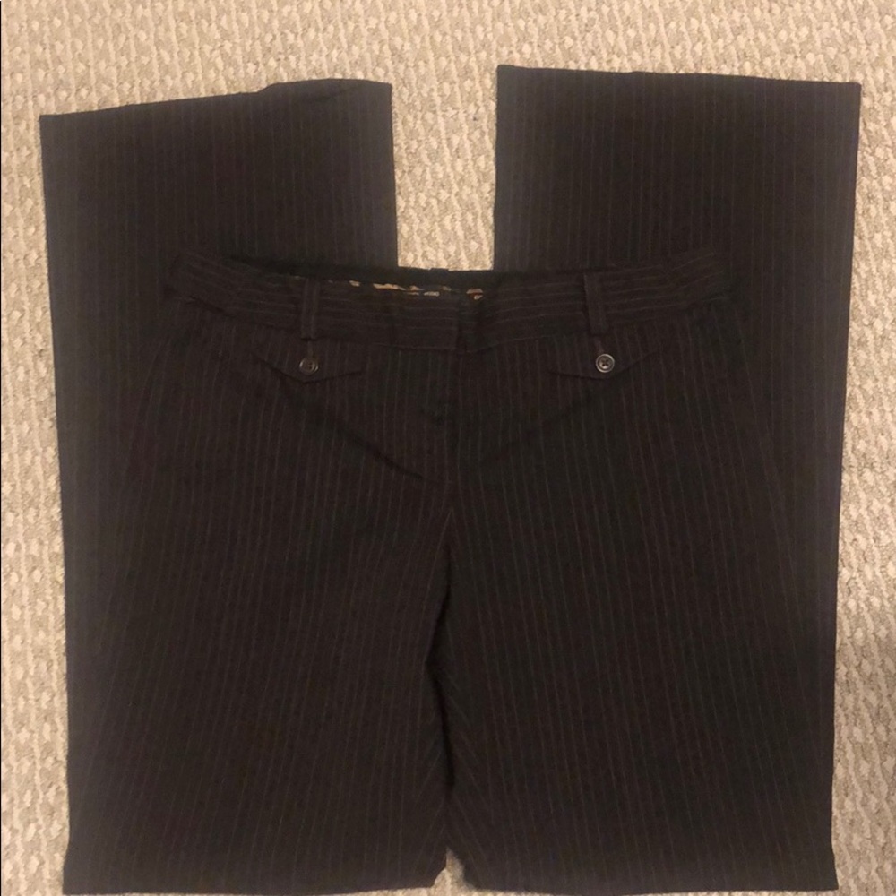 Express brown pinstripe pant 8
